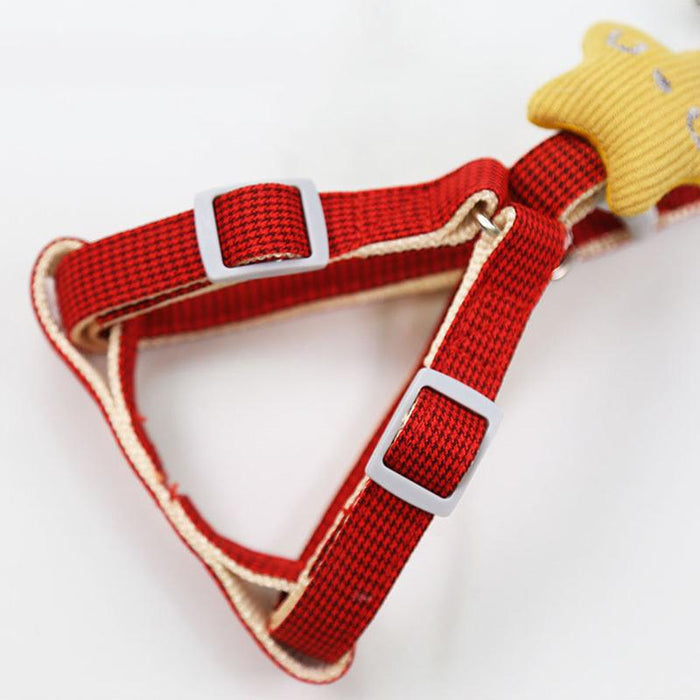 Starfish Small Dog Harness Vest Leash Suit Pet Accessories