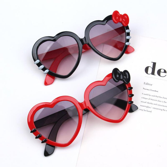 Children's heart Sunglasses heart-shaped glasses