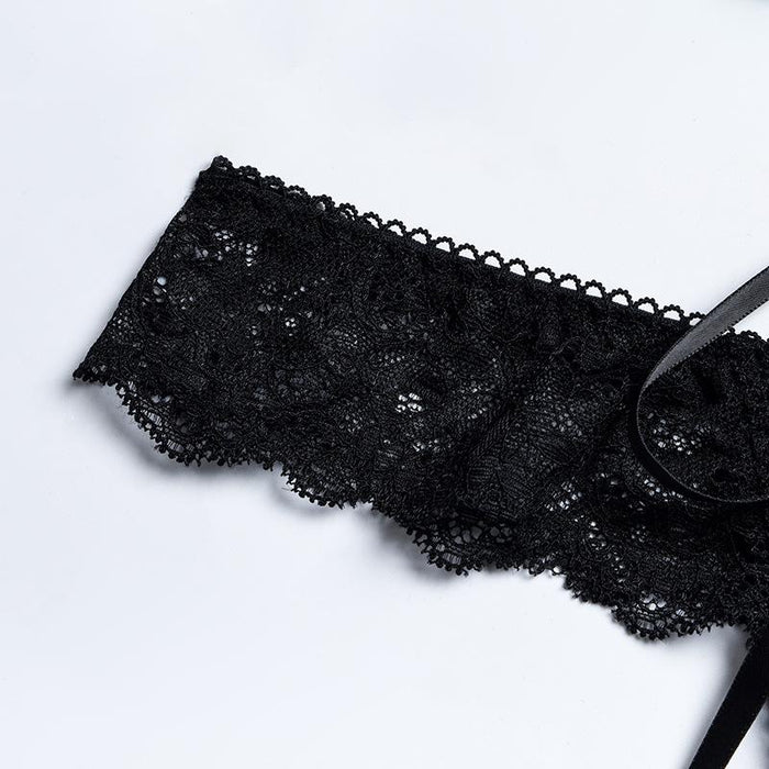 Fashion Lace Suspender Underwear Sexy Lingerie Two-piece Set