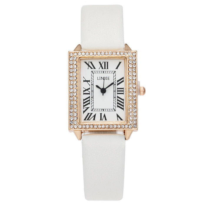 Simple Fashion Small Square Retro Leisure Quartz Watch Llz20028