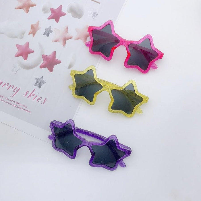 Children's cool Frame Sunglasses five pointed star