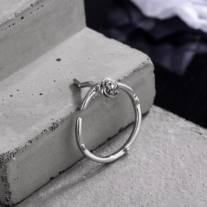 Fashion Simple Rose Open Ring