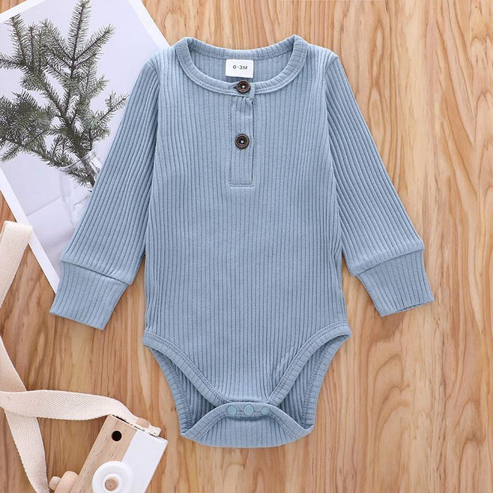 Newborn Clothes Baby Solid Color Romper