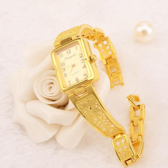 Gold/Silver Women Vintage Watches Elegant Quartz WristWatches