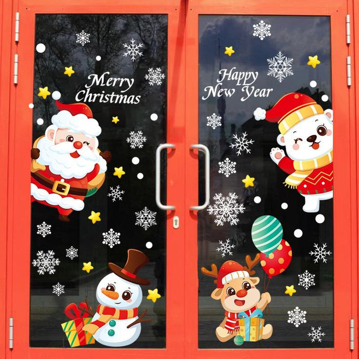 2022 Christmas Window Stickers