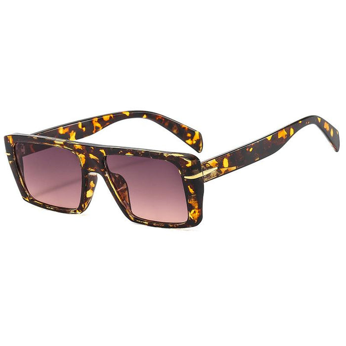 Square retro simple light luxury Sunglasses