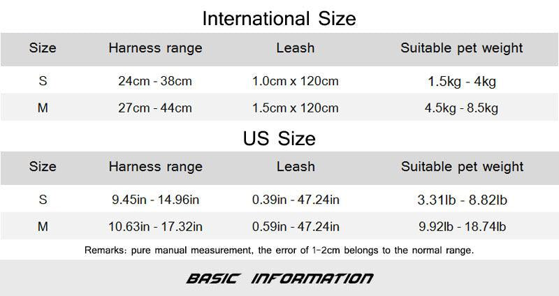 Starfish Small Dog Harness Vest Leash Suit Pet Accessories