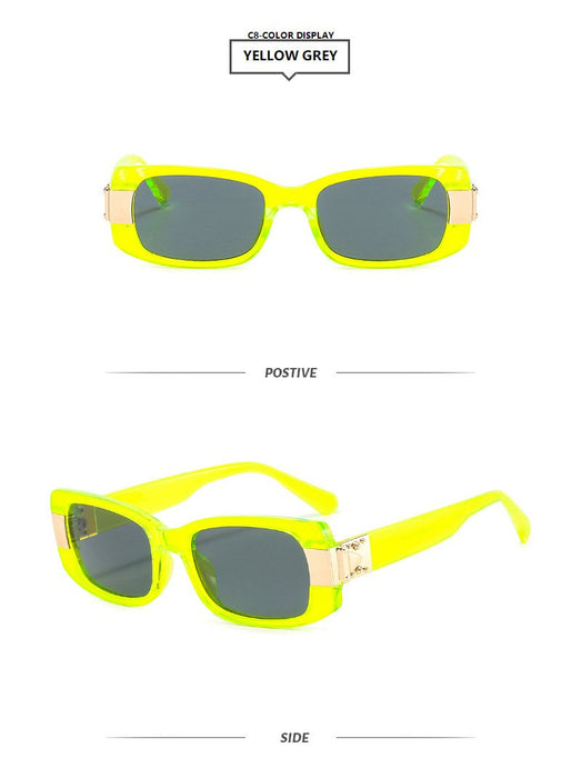 Modern retro square Sunglasses