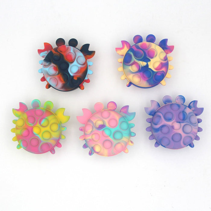 Crab Bubble Ball Fingertip Toy Pinch Pinch Silicone Toy