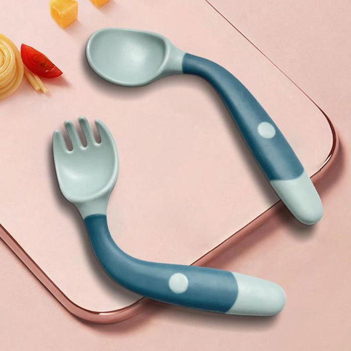Bendable Silicone Spoon for Baby Utensils Set