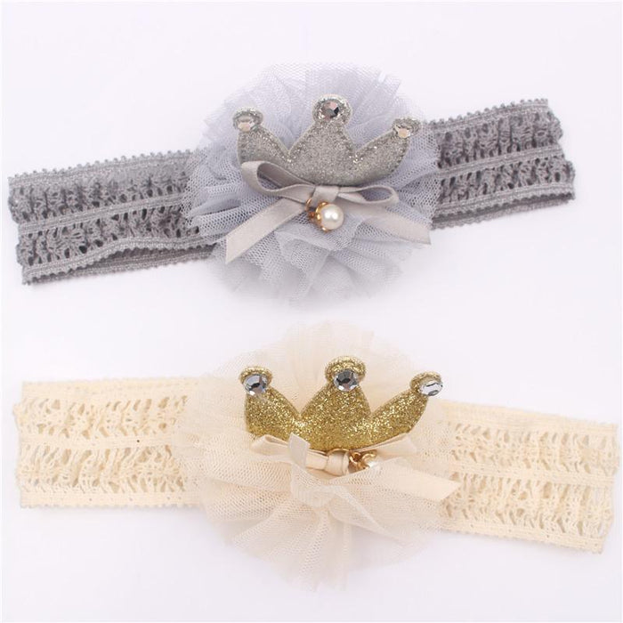 Baby's Crown Flower Headdress Hair Band