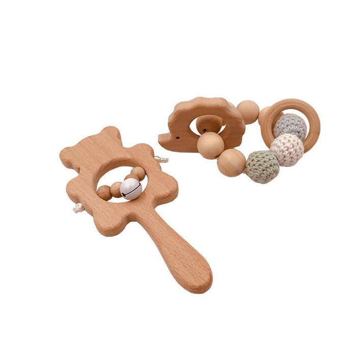 Beech Animal Molar Bracelet Baby Soothing Molar Stick