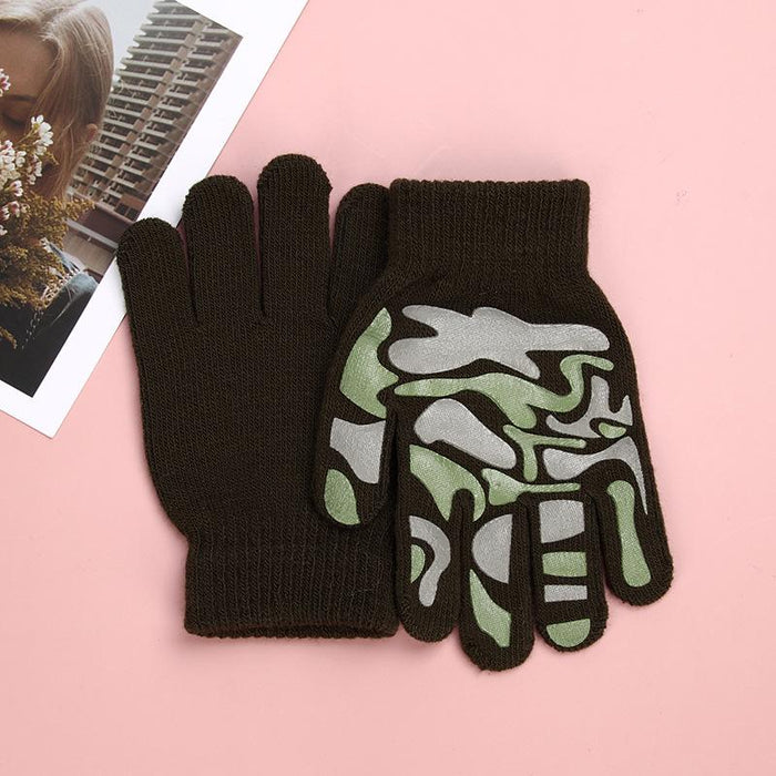 Children Camouflage Gloves