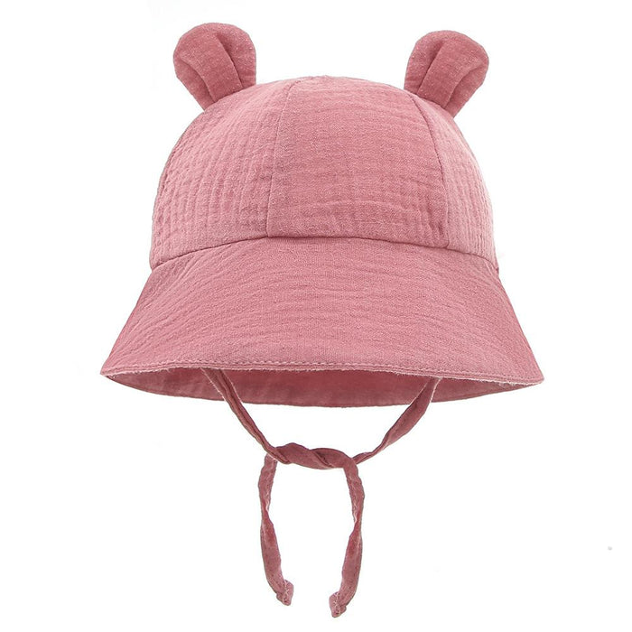 Cotton Sun Hat Children Outdoor Rabbit Ear Beach Caps