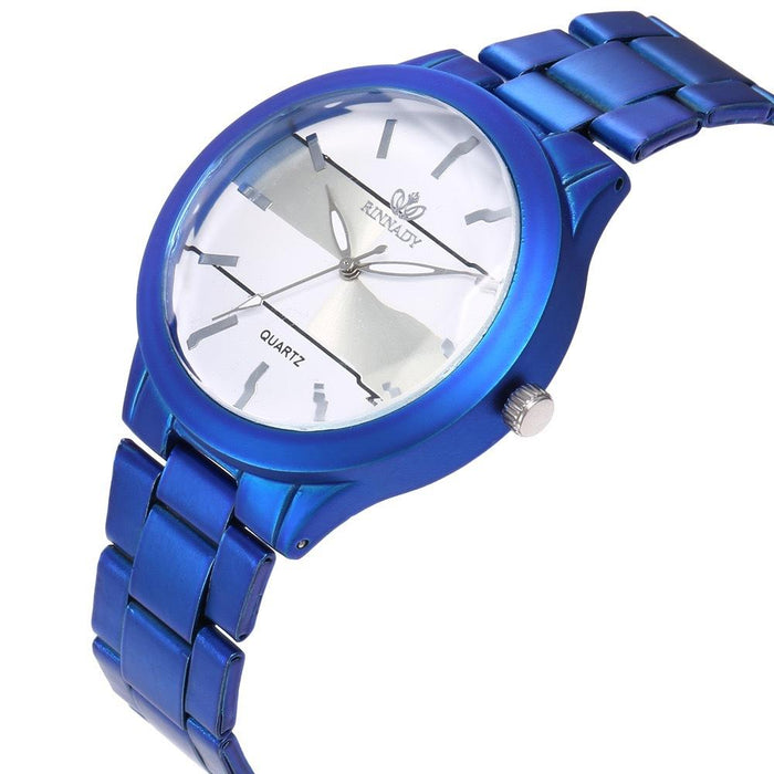 New Stainless Steel Women Wristwatch Quartz Fashion Casual Clock LLZ22221