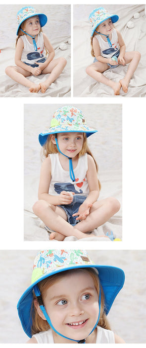 Children's Summer Breathable Outdoor Cactus Uv50 + Sunscreen Cap