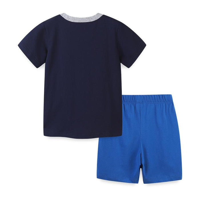 Children's knitted cotton two piece set for children