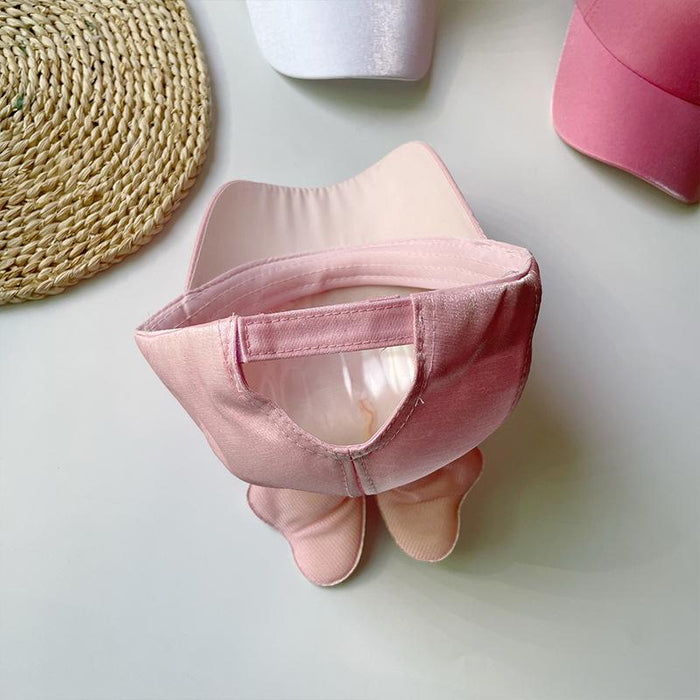 Cute Cartoon Sequin Bow Children's Baseball Cap