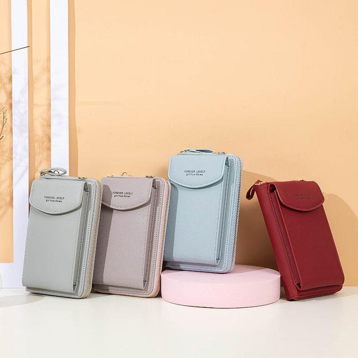 Long Wallet Magnetic Buckle Mobile Phone Bag