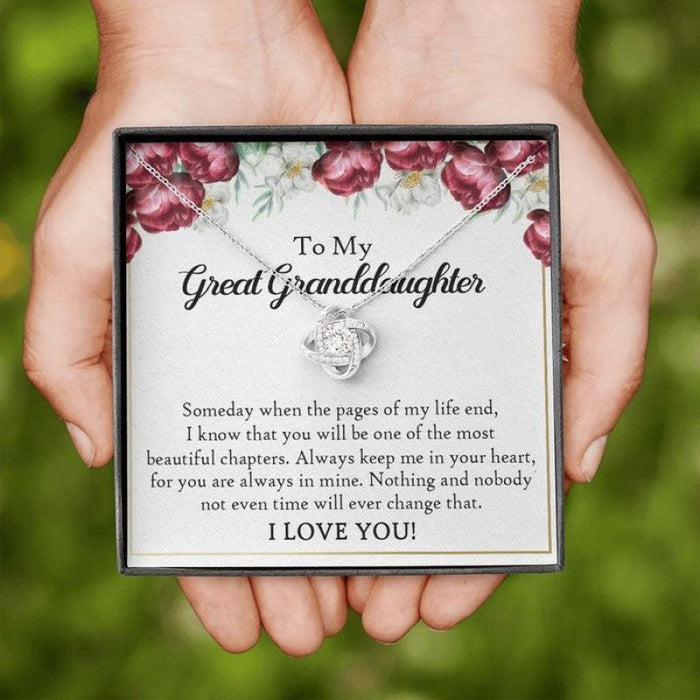 Message Card Gift Box Necklace