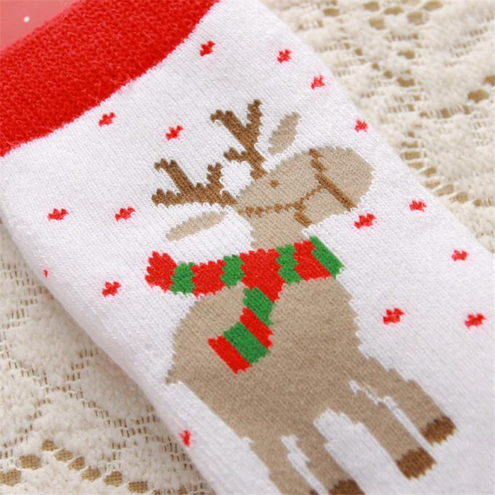 Children Cotton Boys Girls Warm Christmas Socks