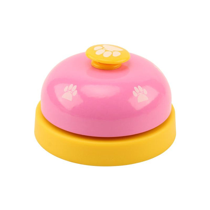Pet Toy Training Called Dinner Small Bell Footprint Ring