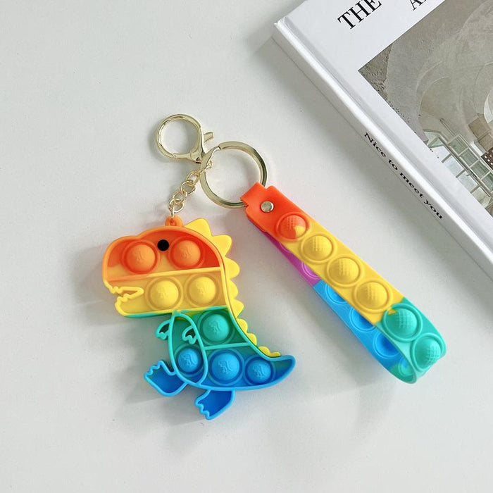 Silicone Waterproof Fruit Decompression Toy Pendant Ornament