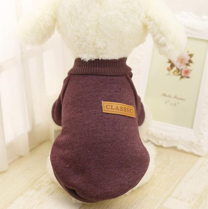 Puppy Clothes Soft Pet Dog Sweaters Dog Winter Chihuahua Clothes