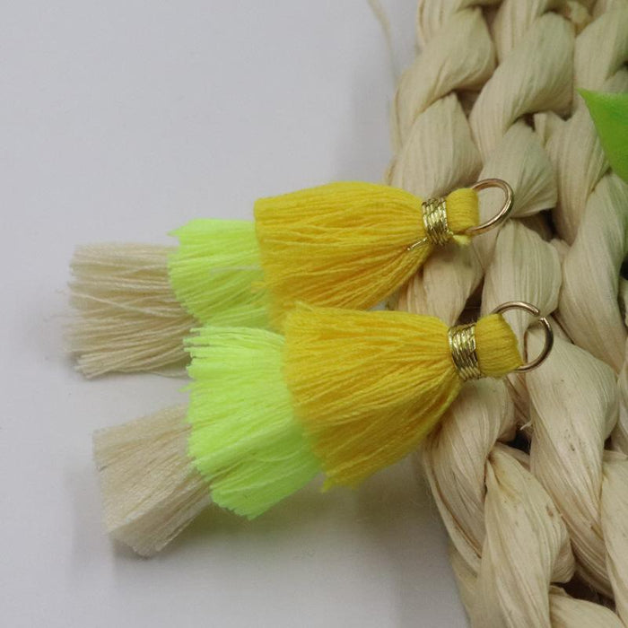 100 Pieces Three-layer Handmade Diy Tassel Pendant