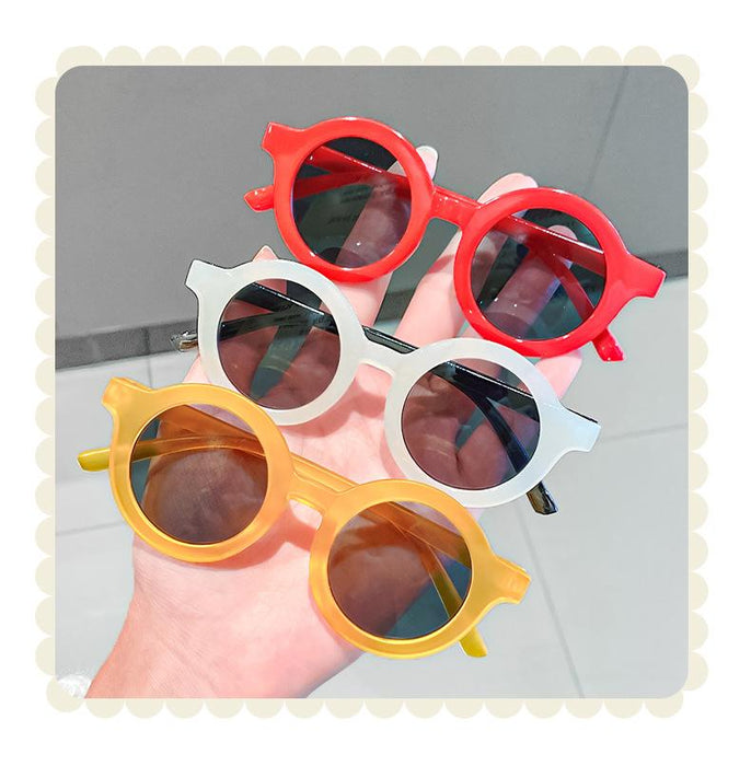 Children's Sunglasses Sun Shading round frame polarizer