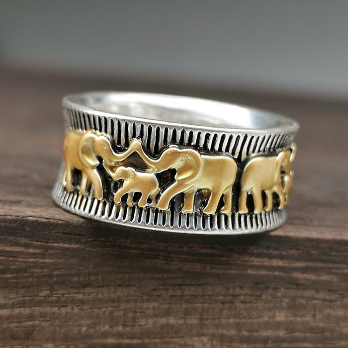 Fashion Simple Creative Elephant Ring