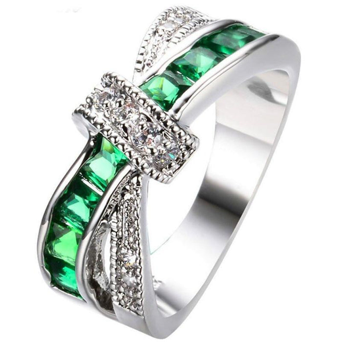 Fashion Luxury Unisex Jewelry Zircon Bridal Rings