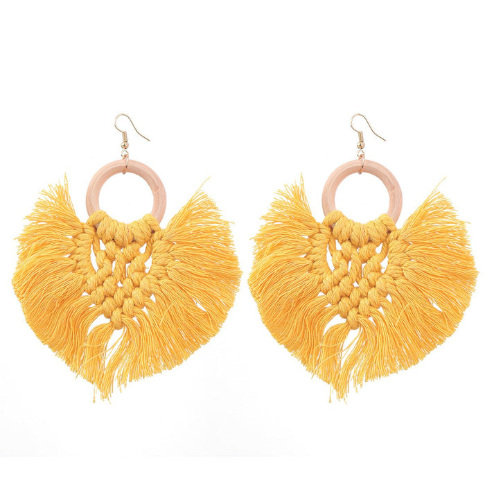 Women's Bohemian Handmade Tassel Earrings