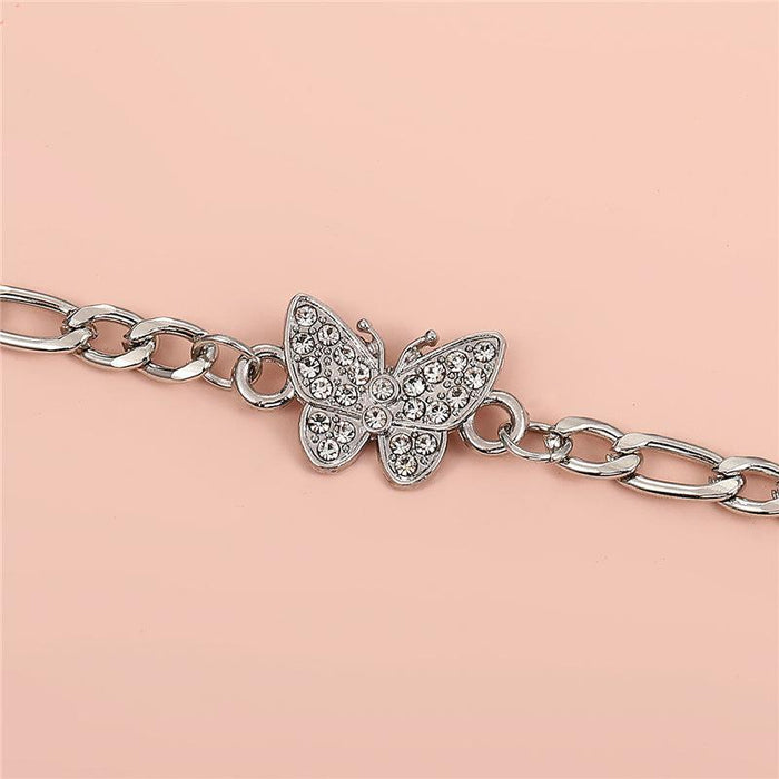 Women's butterfly anklet