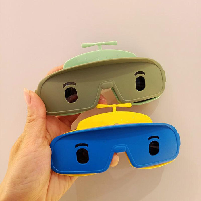 Small Plane Car Soft Silicone Children's Polarized Sunglasses