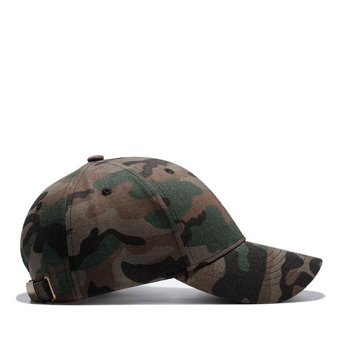Men's and Women's Simple Curved Cap Camouflage Baseball Cap