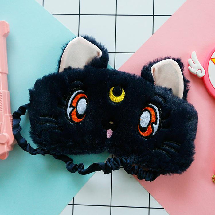 Cartoon Cat Eye Protection Shading Sleeping Eye Mask