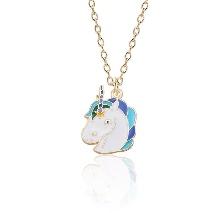 Cartoon Cute Unicorn Necklace