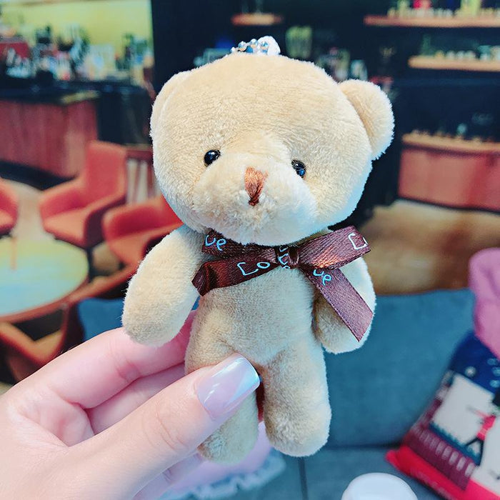 Cute Plush Bear Keychain Doll