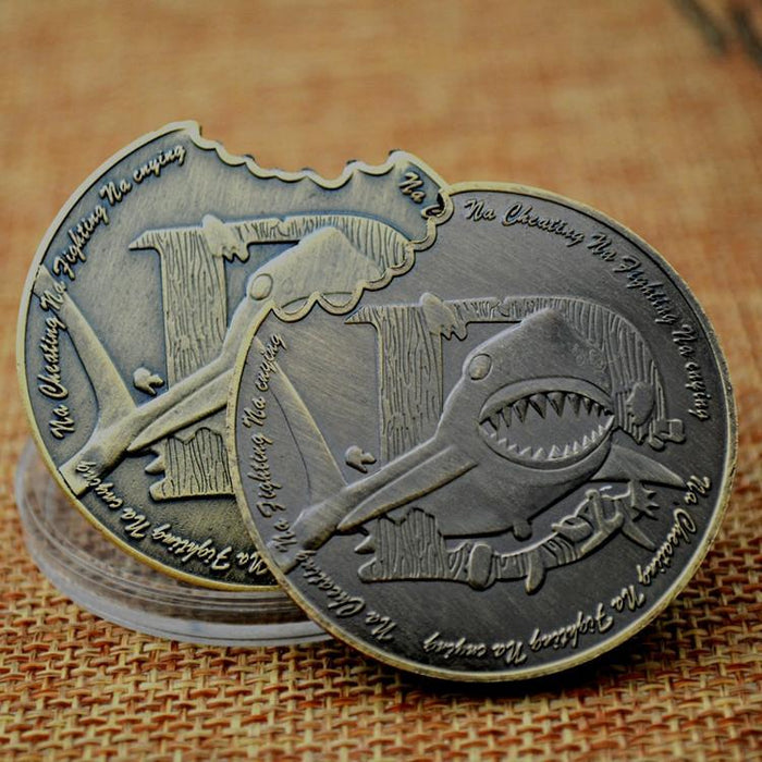 Shark collectible coins Commemorative Coins