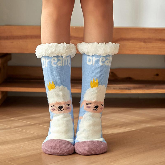 Cute Warm Socks Thicken Plus Cotton Winter Women Socks