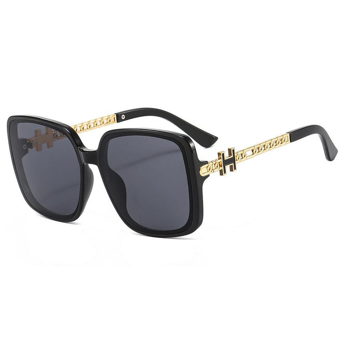 Large frame square Sunglasses