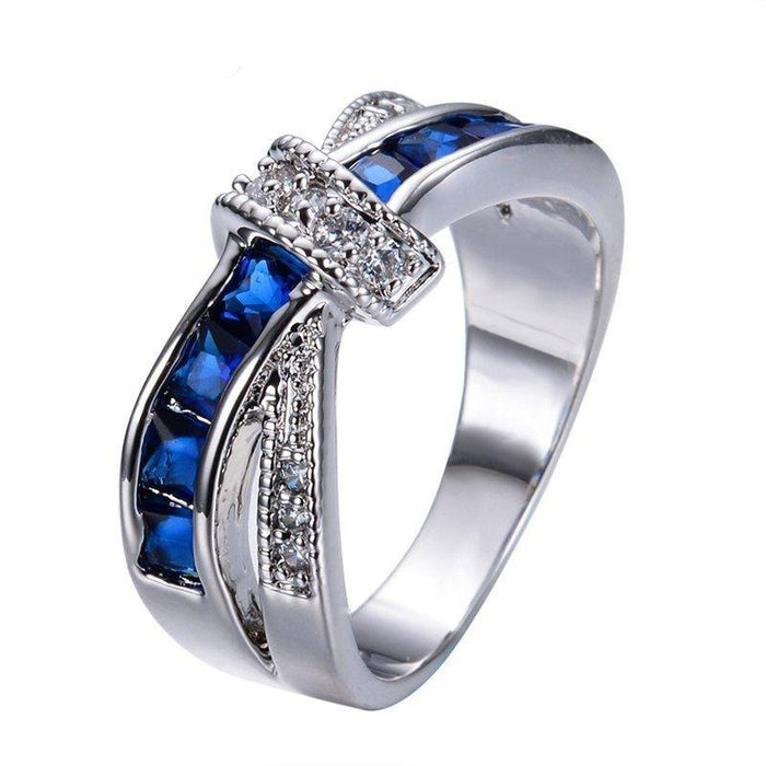 Fashion Luxury Unisex Jewelry Zircon Bridal Rings