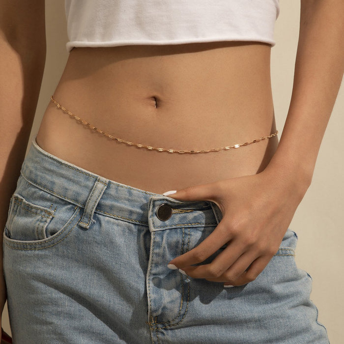 Hip Hop Simple Women Waist Chain Body Chain