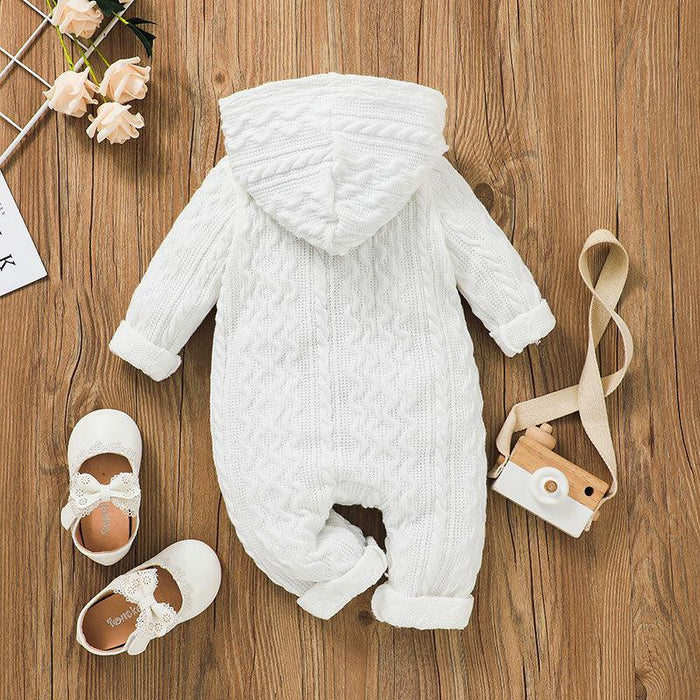 Baby Single Breasted Long Leg Jumpsuit