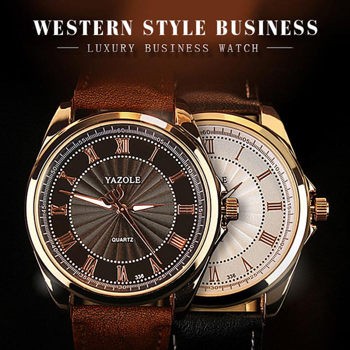 Top Brand Luxury Yazole Watch Man Roman Scale Male Quartz Watch Business Men's Watch