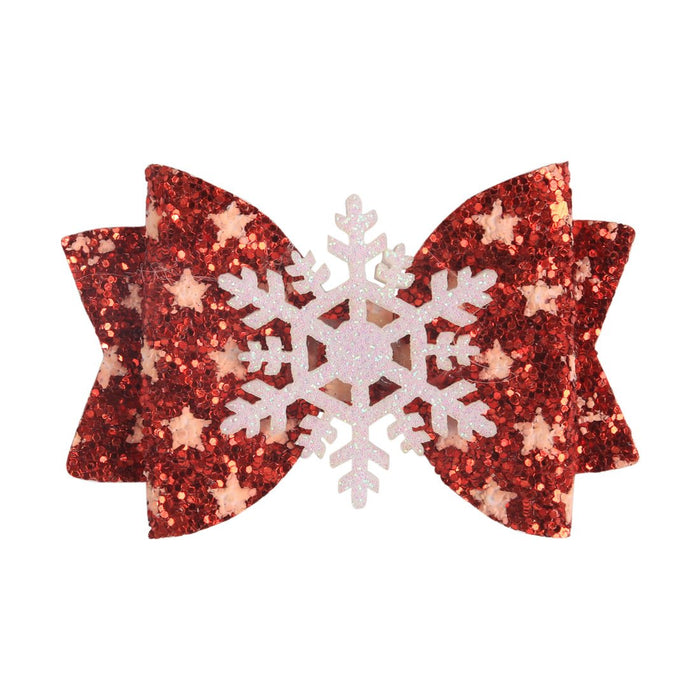 Handmade Christmas Bow Hairpin Children's Hair Clip