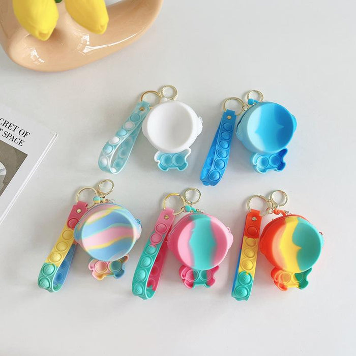 Astronaut Bag Ornament Decompression Toy Silicone