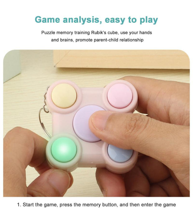 Children's educational game machine toy flash memory training
