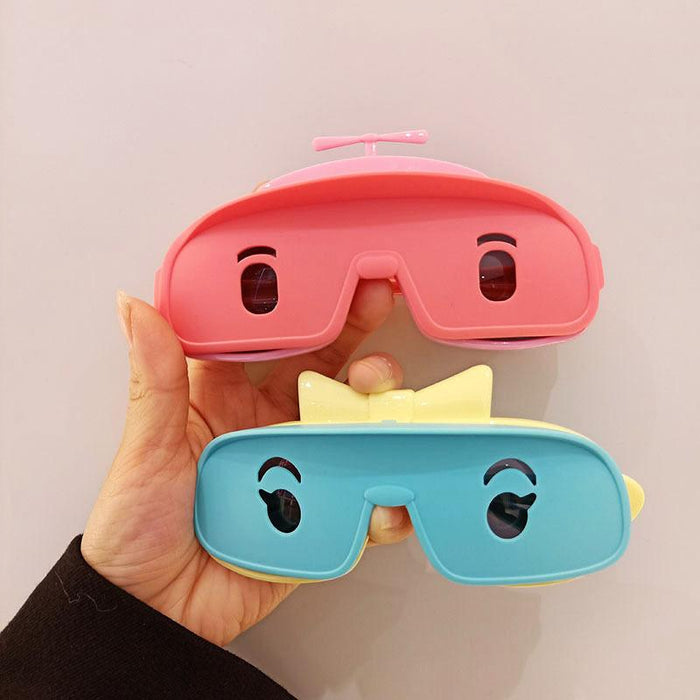 Small Plane Car Soft Silicone Children's Polarized Sunglasses